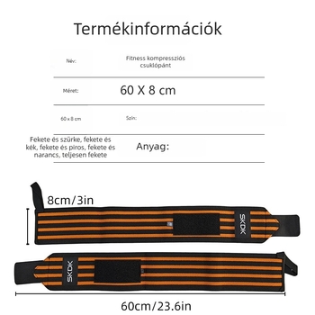 Csuklóbandázs edzéshez – támogatás a csuklónak, csúszásmentes és kopásálló védő, uniszex