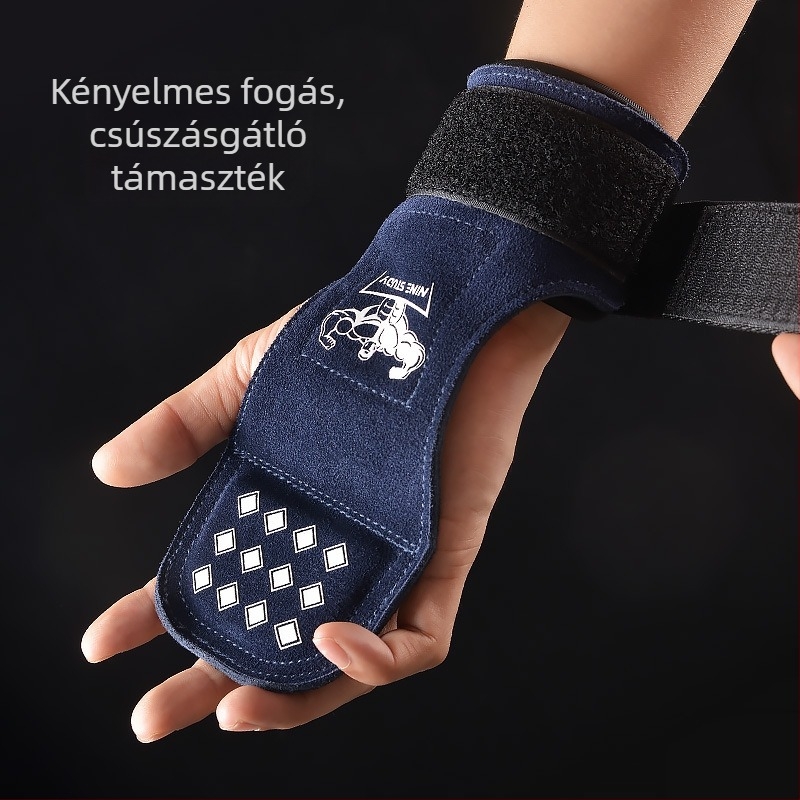 Bőr tenyérvédő húzódzkodásokhoz, deadlifthez és súlyemeléshez – csuklóvédő, uniszex