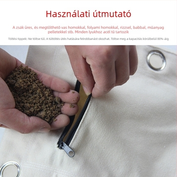 Falra szerelhető boksz célpont Wing Chunhoz – vászon, négyszögletes forma, 0,2 kg