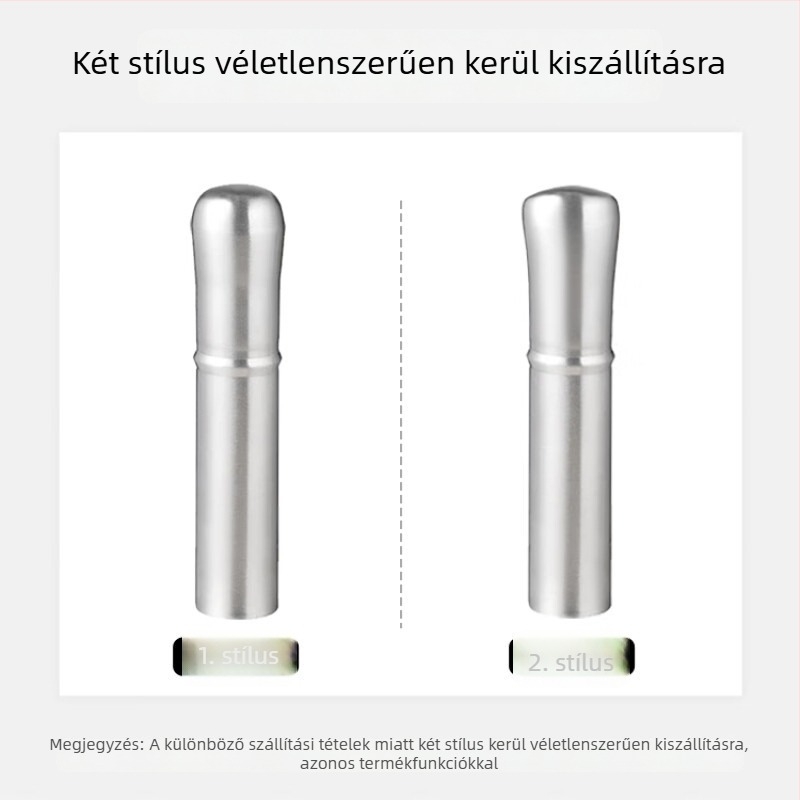304 rozsdamentes acél fokhagyma mozsár, kézi, otthoni használatra