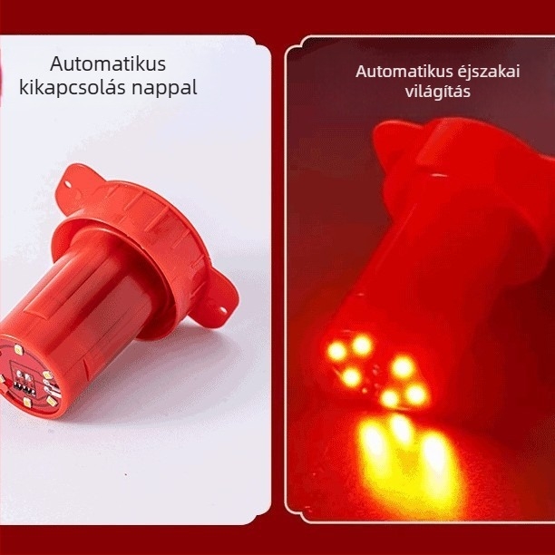 2026-os piros LED lámpa távirányítóval kültéri erkélyre