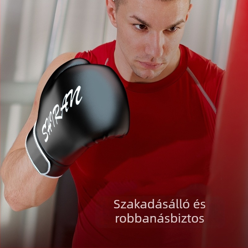 Teljes ujjú edzőbox kesztyűk felnőtteknek és gyerekeknek, sanda/MMA stílusú kesztyűk