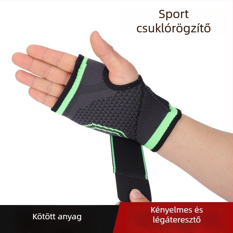 Tenyervédő sportkesztyű kosárlabdához, kerékpározáshoz és tollaslabdához – kötött, professzionális csuklótámasz, meleg