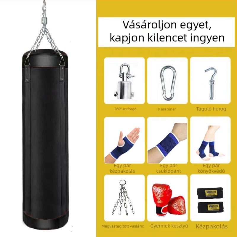 Otthoni használatra függő bokszzsák – sanda és taekwondo edzés felnőtteknek és gyerekeknek