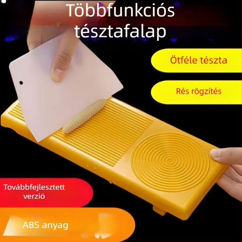 Többfunkciós otthoni tésztagyúró tábla – dagasztáshoz és formázáshoz hal- és kagyló alakú, valamint macskafül formájú tészta