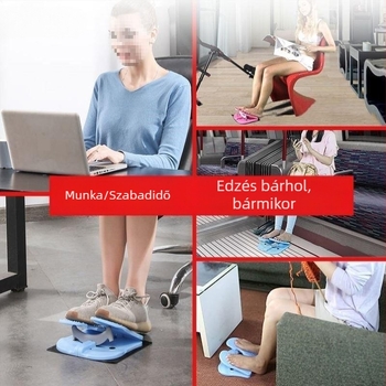 Kompakt ülő mini stepper otthoni edzéshez, légellenállással