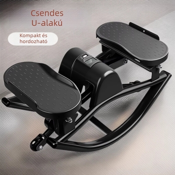 Otthoni fitness stepper alacsony hatású inogó pedálokkal, egyensúlyért és a lábak erőnlétéért