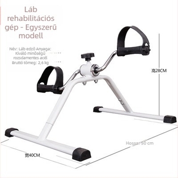 Mini hordozható láb edző kerékpár otthoni rehabilitációhoz, stepper funkcióval