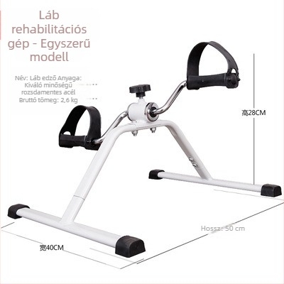 Mini hordozható láb edző kerékpár otthoni rehabilitációhoz, stepper funkcióval