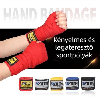 Pamut-elasztikus ökölvívó kézwrapok – Muay Thai, Sanda és harcművészetek