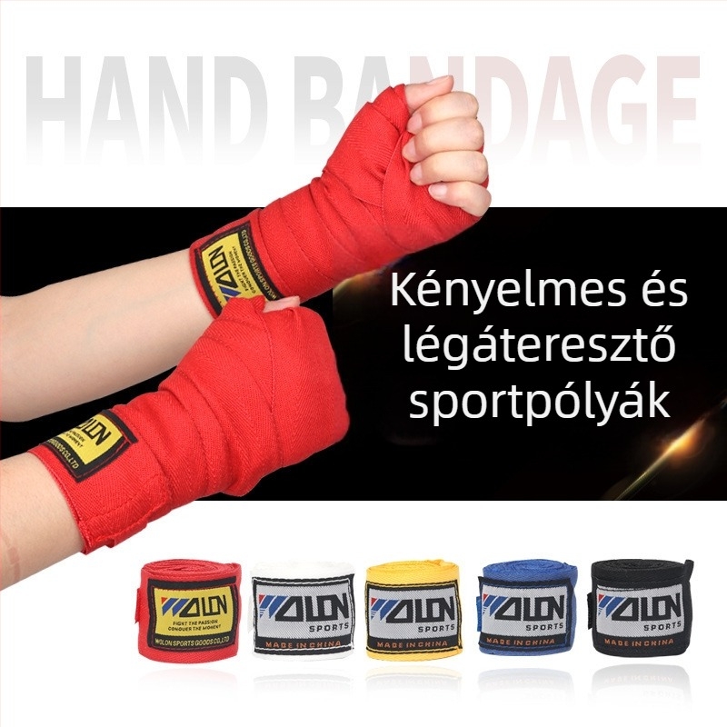 Pamut-elasztikus ökölvívó kézwrapok – Muay Thai, Sanda és harcművészetek