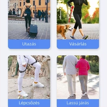 Rehabilitációs lépcsőmászó segéd egylábas edzéshez és járás-támogatáshoz