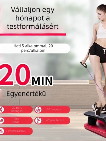 Cistar légellenállású léptetőgép – Többfunkciós léptető és hasizomgyakorlat otthoni edzéshez