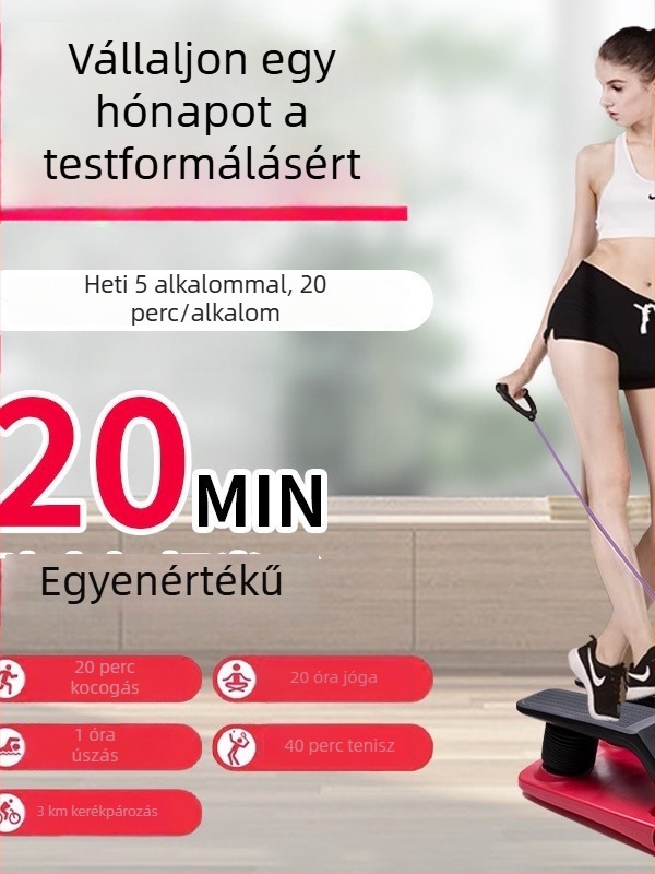 Cistar légellenállású léptetőgép – Többfunkciós léptető és hasizomgyakorlat otthoni edzéshez