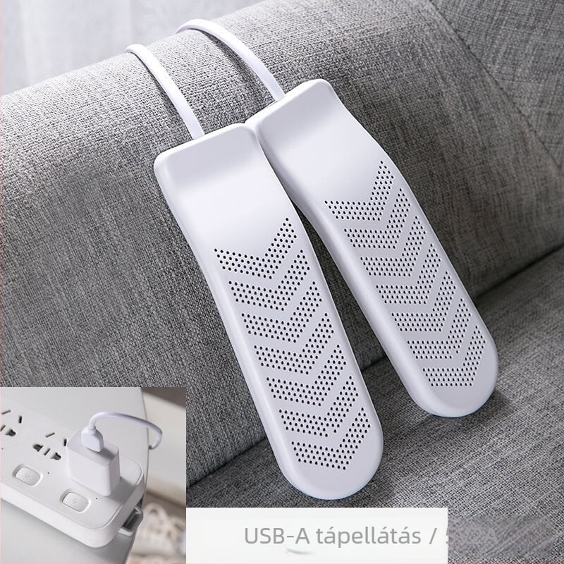 USB cipőszárító otthoni használatra, intelligens időzítővel, dezodoráló funkcióval (HXQ-02)