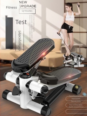 Háztartási mini stepper, lépcsőmászó fitnesz berendezés, elliptikus gép, futás, többfunkciós pedálos gép
