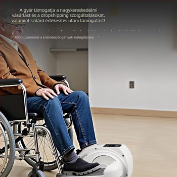 Mini elliptikus gép otthoni használatra, csendes kompakt lépőgép idős rehabilitációhoz, elektromos lépőgép