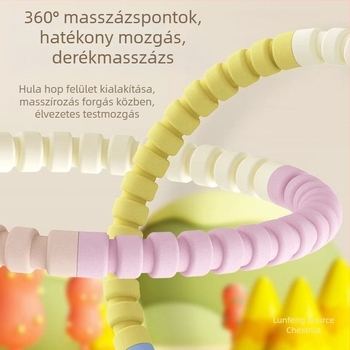 Levehető gyerek hula-hoop otthoni használatra, felnőtteknek is alkalmas
