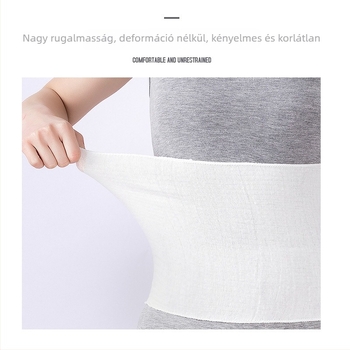 Női deréktámasz öv, vékony nyári modell, alvás közbeni melegen tartás, 100% pamut, izzadságot felszívó anyag