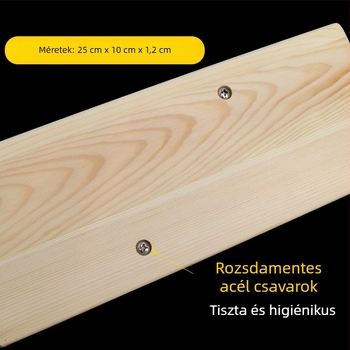 Fából készült tésztaalátét késsel vágott tészta készítéséhez, konyhai kiegészítő