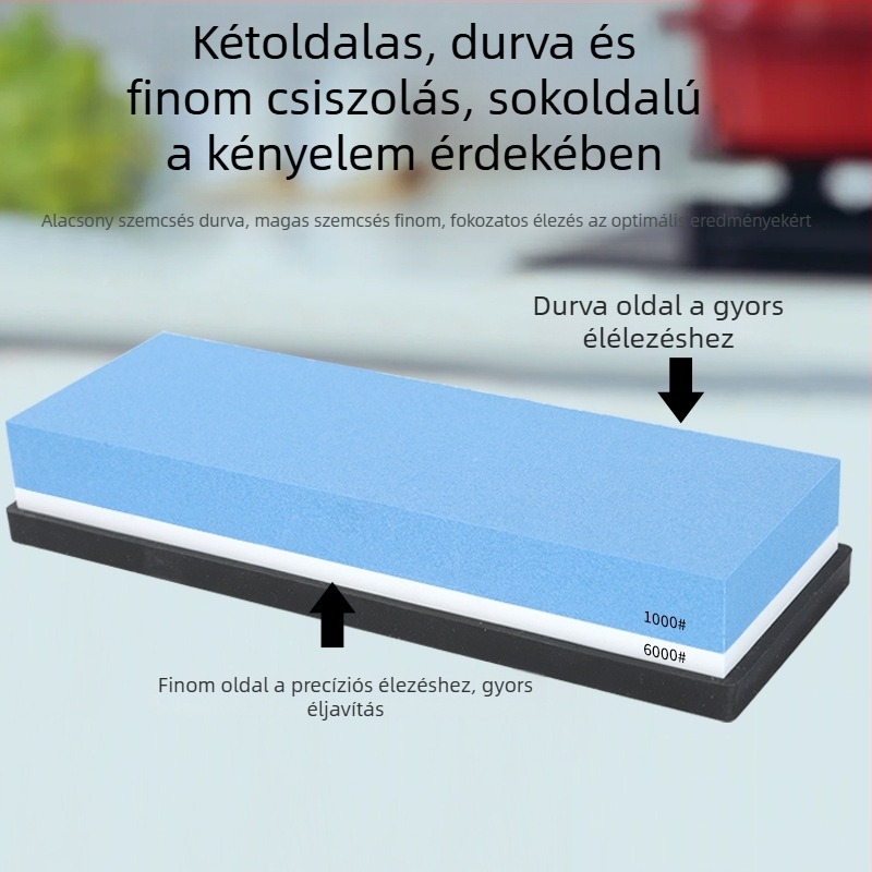 Fehér korund köszörűkő készlet késekhez