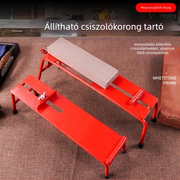 Személyre szabott köszörűkő tartó, állítható mérettel és hosszúsággal, élező állvány késekhez alappal