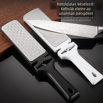 Emery csiszoló kő – otthoni használatra, többfunkciós élező eszköz, kétoldalas élezés