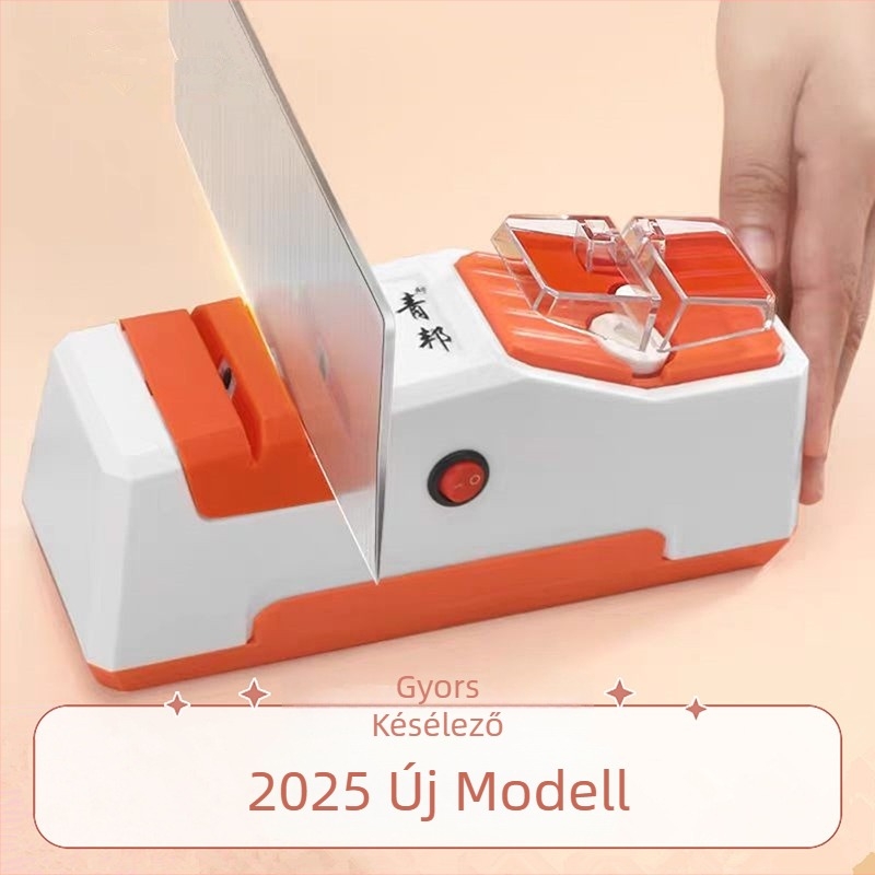 Háztartási elektromos késélező – automata, gyors köszörűkő a konyhai késekhez
