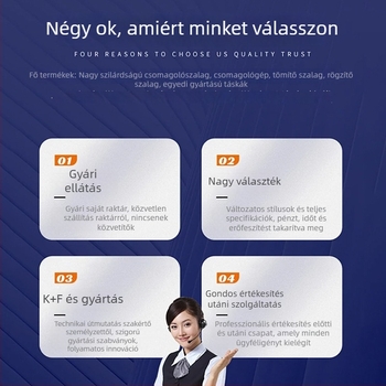 Zöld PET csomagoló szalag gépi használatra, szélesség 16/19 mm, forró olvadó kötés