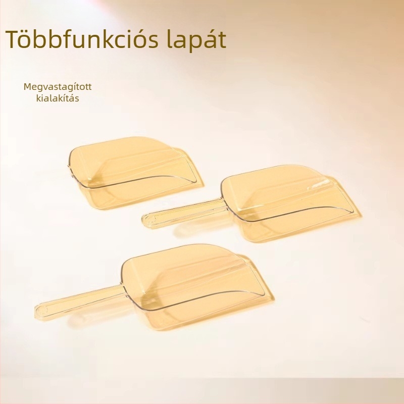 Műanyag konyhai merőkanál – többfunkciós jéghez, popcornhoz, liszthez és rizshez