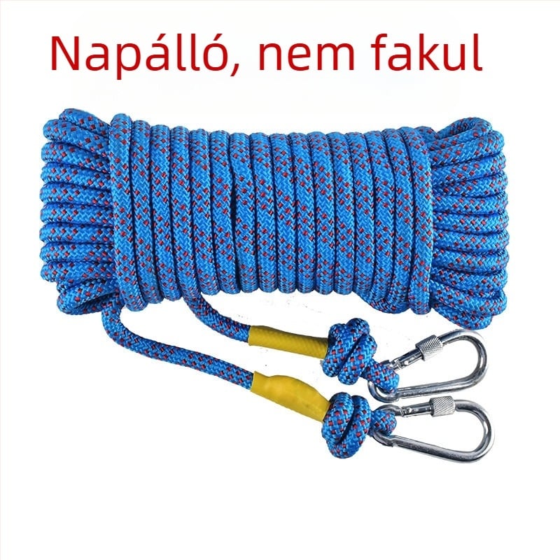 Nagy teherbírású nejlon ruhaszárító kötél beltéri és kültéri használatra – fúrás nélkül