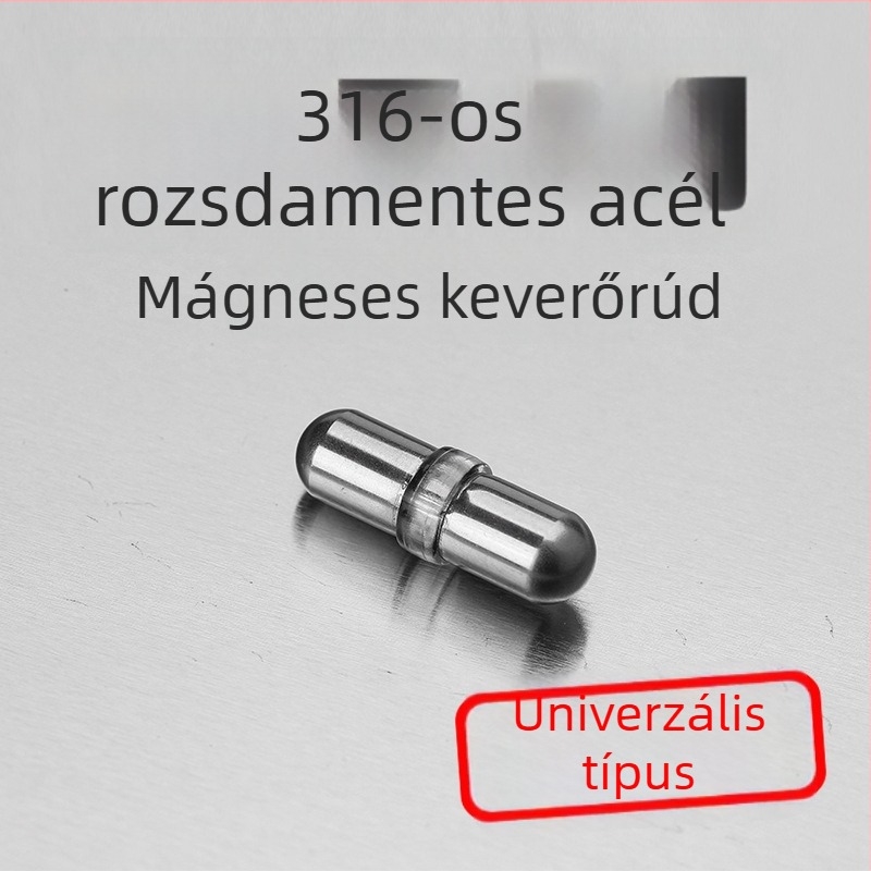 Elektromos keverőpohár kiegészítő: mágneses keverőrú, 316-os rozsdamentes acél, csendes mágneses rúd tejporhoz