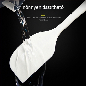 Egydarabos szilikon spatula tortakrémhez, nagy méret