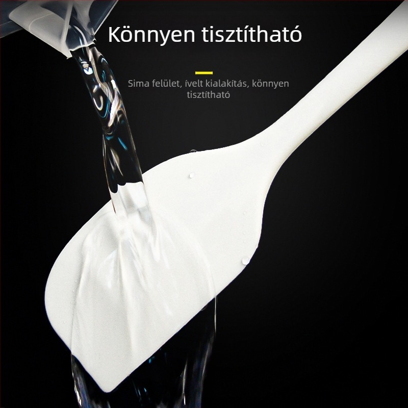 Egydarabos szilikon spatula tortakrémhez, nagy méret