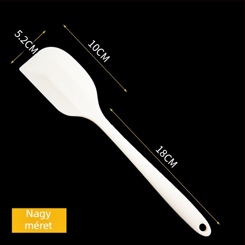 Egydarabos szilikon spatula tortakrémhez, nagy méret