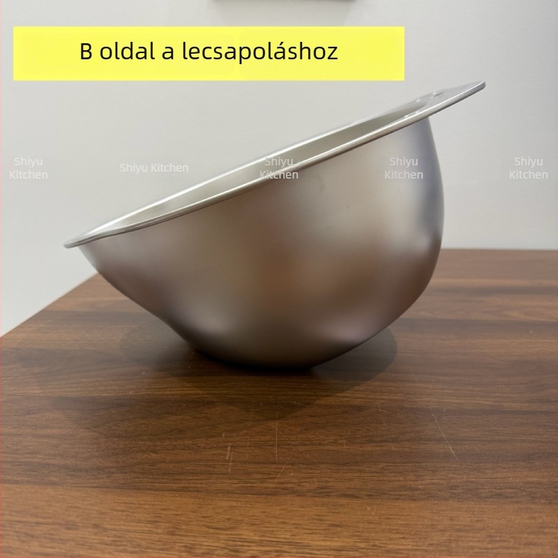 Élelmiszer-minőségű rozsdamentes acél szűrőkosár rizs, gyümölcsök és zöldségek mosásához – konyhai szűrőedény