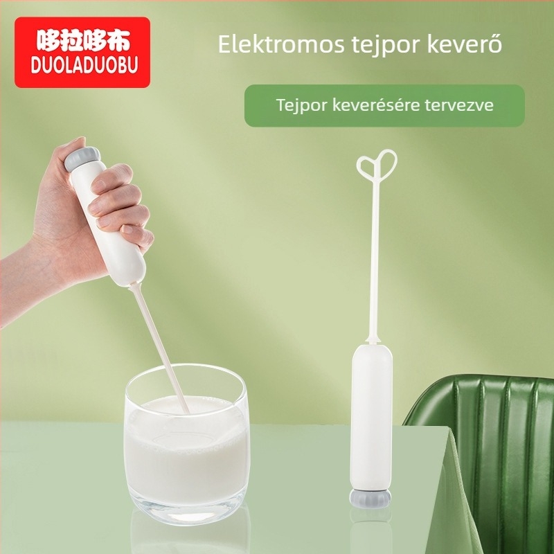 Elektromos keverő tejporhoz babáknak és totyogóknak, italkeverő pálca 6528