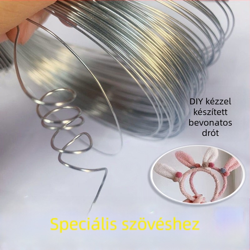 Átlátszó DIY drót egérfülekhez, bábsapkákhoz, hajgumikhoz és nyuszifül formázásához