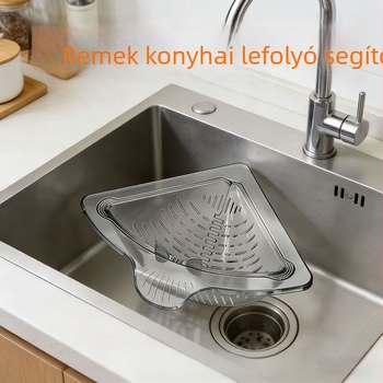 Függő mágneses mosogatóedény-ürítő kosár – élelmiszer-maradék szűrő és gyümölcsök vízszűrője
