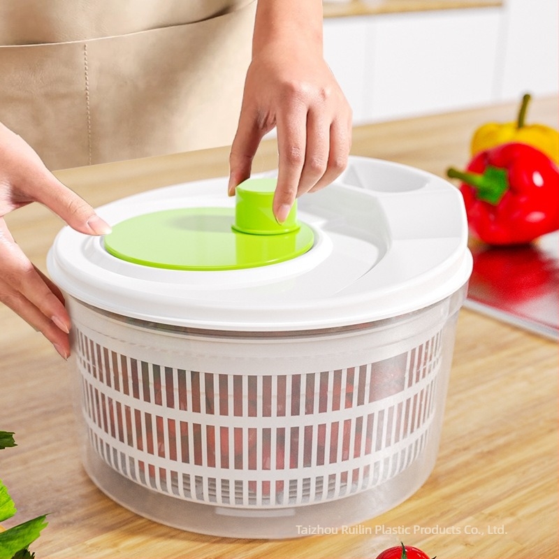 Kézi leeresztő kosár saláta és zöldségek számára, konyhai eszköz, megerősített kivitel, 330 g