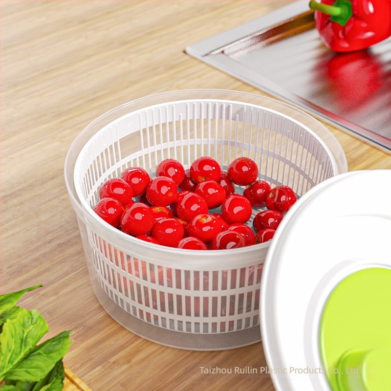 Kézi leeresztő kosár saláta és zöldségek számára, konyhai eszköz, megerősített kivitel, 330 g