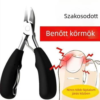 Sascsőrös körömvágó olló ferdeszájúval, vastag és kemény körmök számára