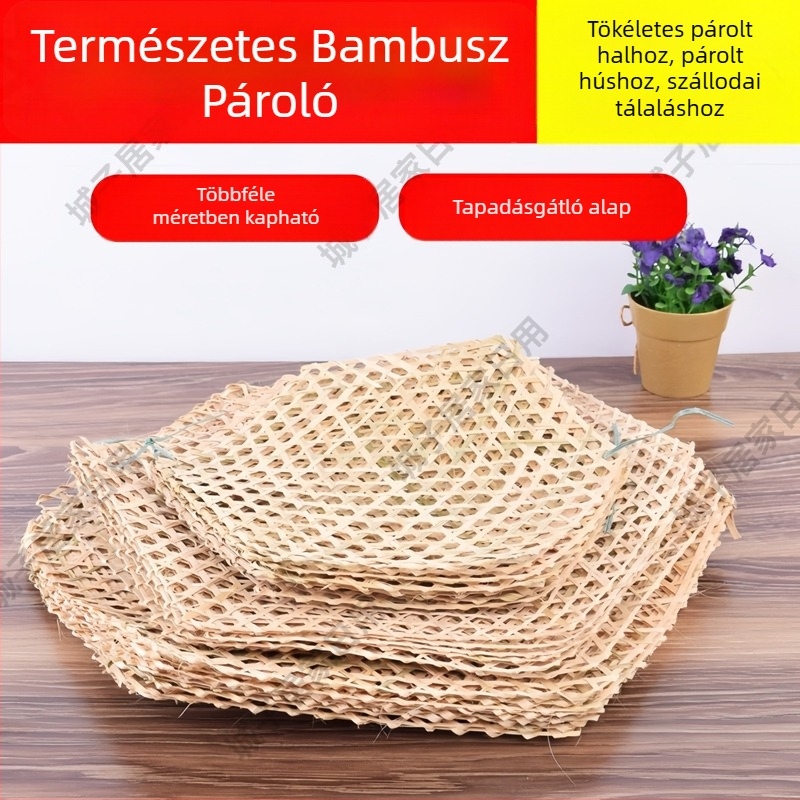 Bambusz antiadhéziós alátét a fazekak aljához párolt hús és levesek számára