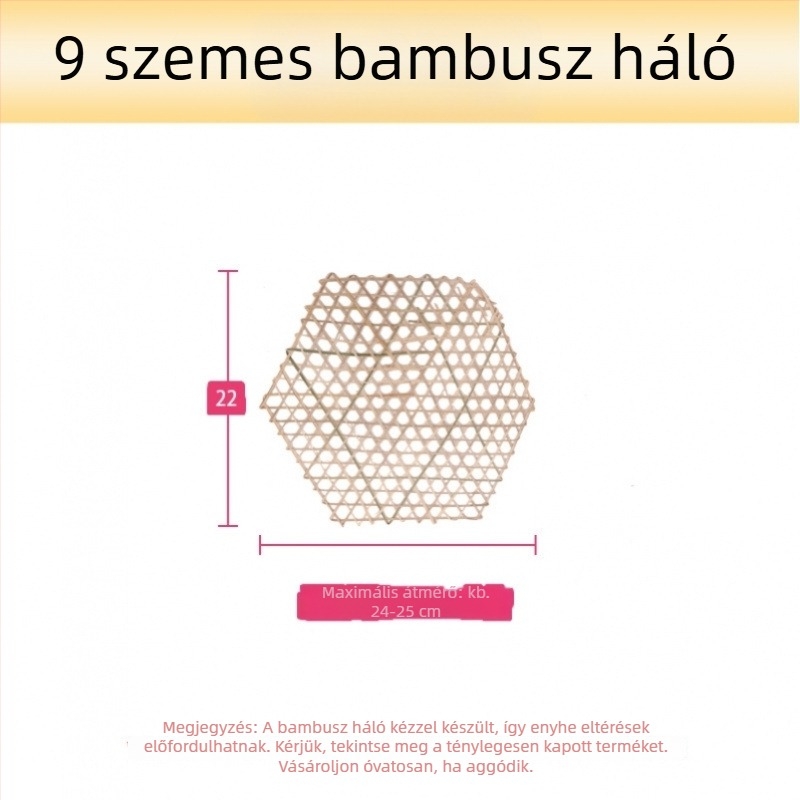 Bambusz antiadhéziós alátét a fazekak aljához párolt hús és levesek számára