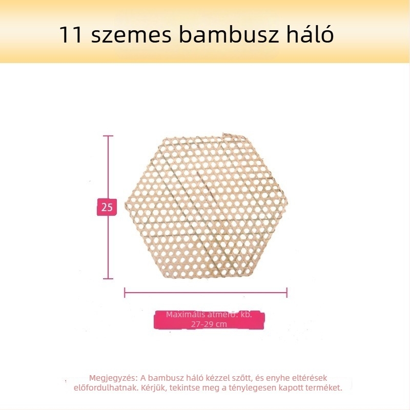 Bambusz antiadhéziós alátét a fazekak aljához párolt hús és levesek számára