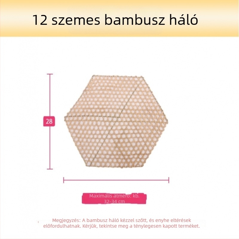 Bambusz antiadhéziós alátét a fazekak aljához párolt hús és levesek számára