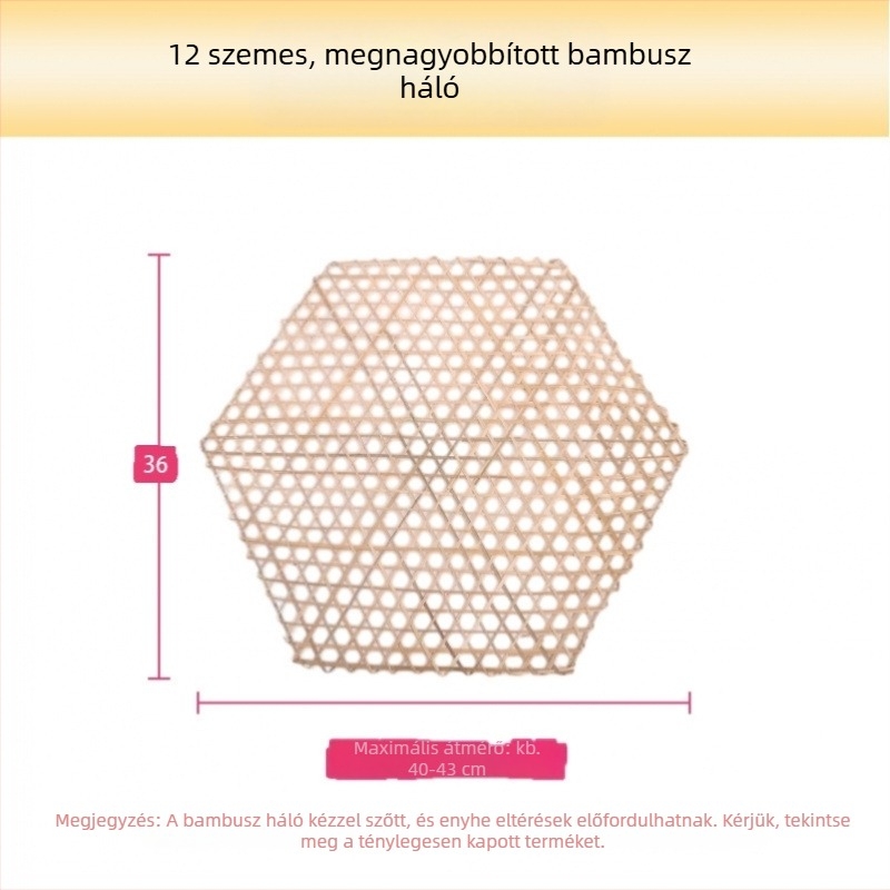 Bambusz antiadhéziós alátét a fazekak aljához párolt hús és levesek számára