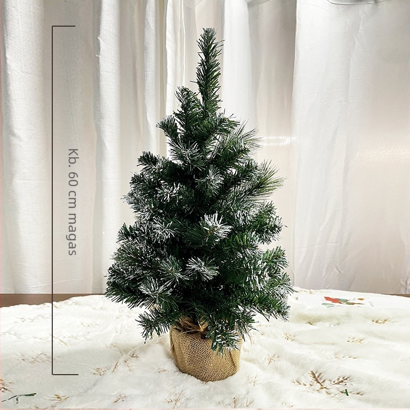 Mini mű karácsonyfa asztali dekorációhoz otthon, 30–60 cm