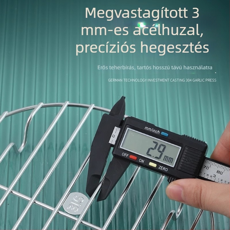 Élelmiszer-minőségű 316 rozsdamentes acél pároló rács, univerzális tojás- és gőzölő rács wokhoz és kosárhoz