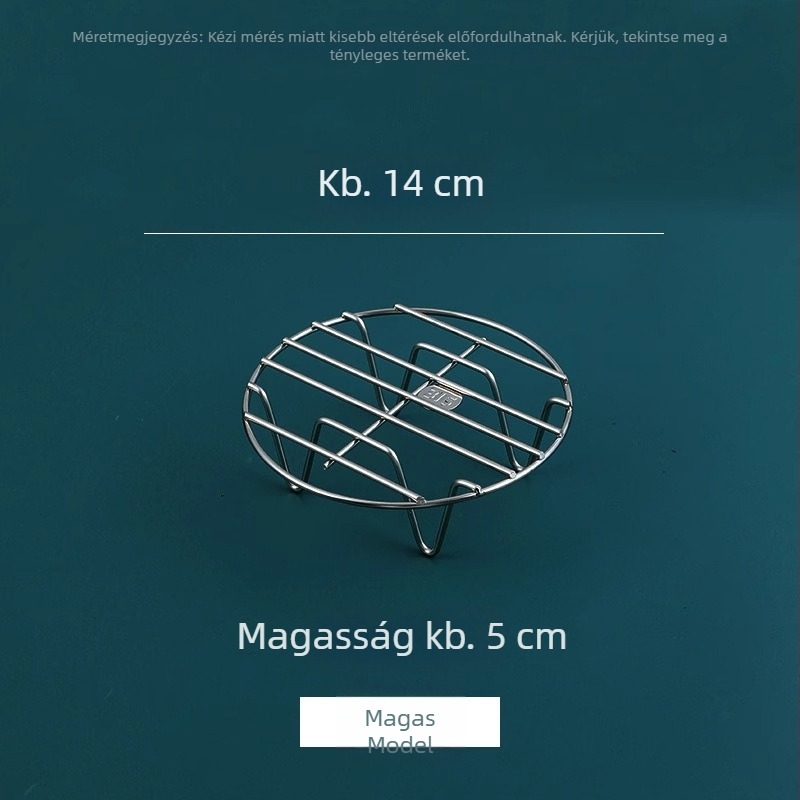 Élelmiszer-minőségű 316 rozsdamentes acél pároló rács, univerzális tojás- és gőzölő rács wokhoz és kosárhoz